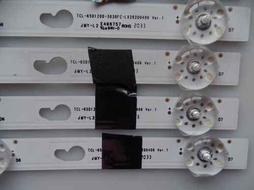 LG TCL 4C-LB650T-YHBC LED Backlight Strips (8) 65UN7000PUD