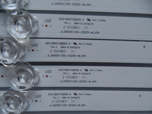 Philips 4C-LB500T-RF1 50HR332M09A0 LED Backlight Strips (4) 50PFL4662/F7 NEW