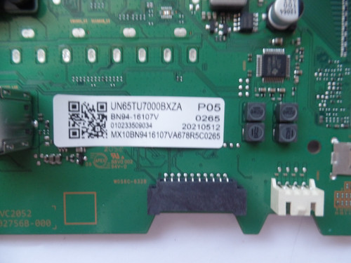 BN94-16107V Main Board for Samsung UN65TU700DFXZA UN65TU7000FXZA