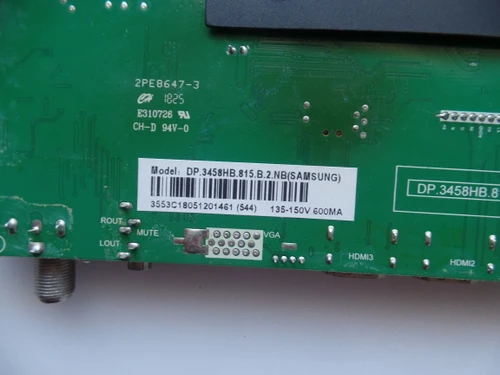 81518052302274 DP.3458HB.815 Main Board / Power Supply for RCA RTU5540-D