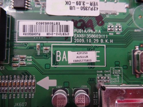 LG EBT60953603 (EAX61358603(1)) Main Board for 42PJ350-UB