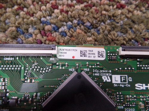RUNTK5261TPZH Vizio T-Con Board (READ IMPORTANT INFO!)