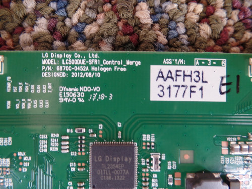  6871L-3177F, 6870C-0452A FOR T-Con LG  42LN5400-UA
