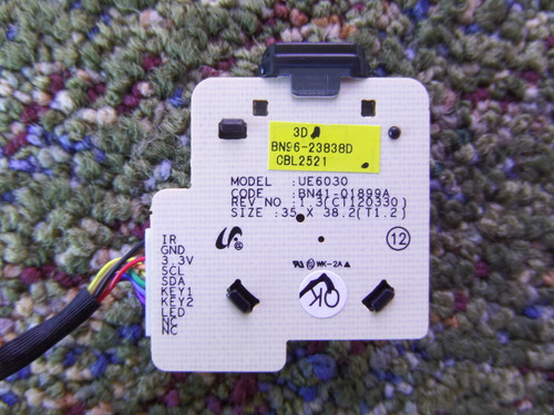 BN96-23838D, BN41-01899A Samsung P-Jog Switch & IR Sensor
