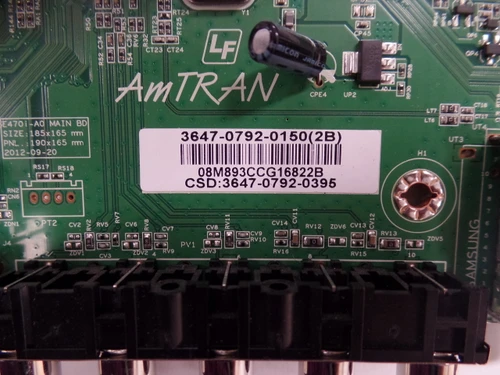 3647-0792-0150, 0171-2272-4772 Main Board for Vizio E470i-A0