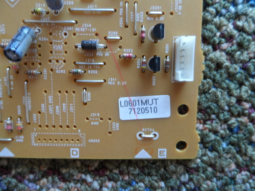 Sylvania L0601MUT MUT Board