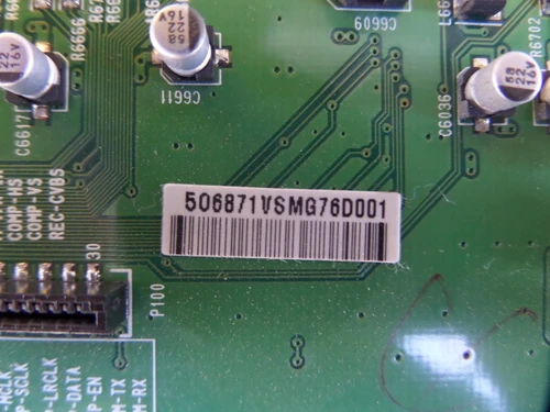 LG 6871VSMG76D Tuner Board