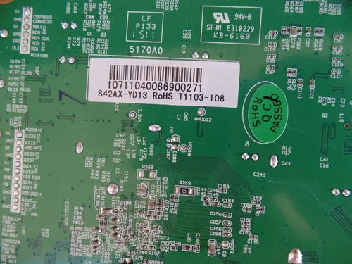 1071104008, T.RSC8.6A 11105 RCA Main Board PT4299H
