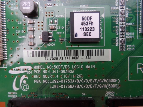 BN96-16520A Samsung  Main Logic CTRL Board