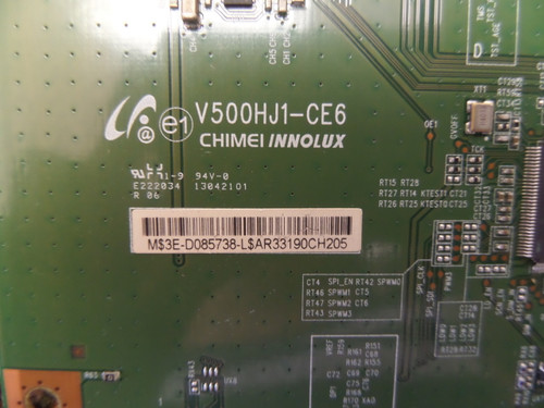 3E-D085738, V500HJ1-CE6 CMO T-Con Board
