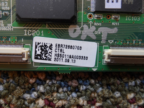 EBR72680703, EAX63986201 LG Main Logic CTRL Board
