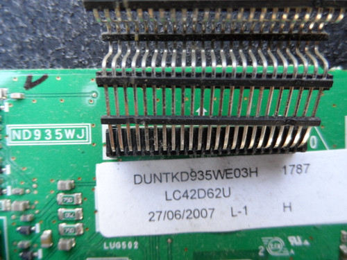DUNTKD935FM03, KD935, ND935WJ  Sharp Terminal Unit