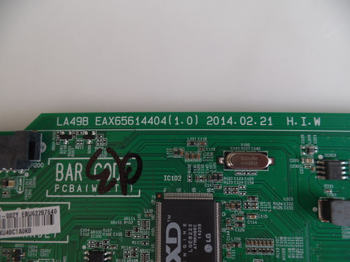 LG EBU62287640 Main Board for 32LB560B-UZ