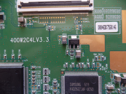 LJ94-00483K, 400W2C4LV3.3, T-Con Board for Sony KDL-V40XBR1