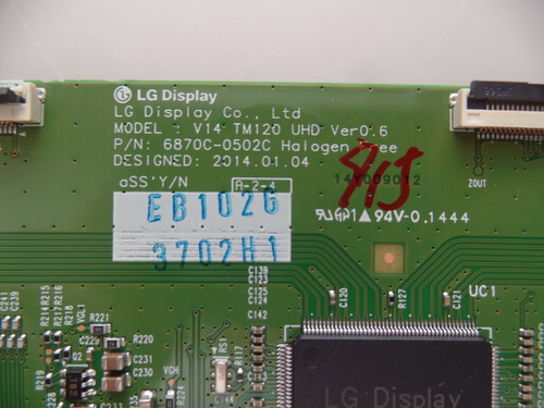 6871L-3702H T-Con For LG 49UB8200-UH AUMWLJM