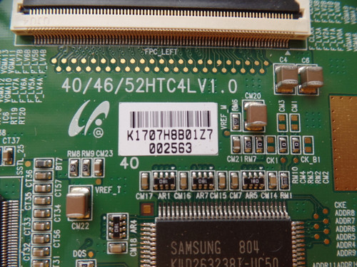 LJ94-01707H, 40/46/52HTC4LV1.0 Samsung T-Con Board