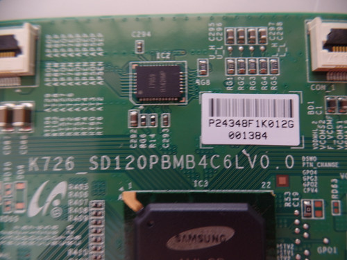LJ94-24348F, K726_SD120PBMB4C6LV0.0  Samsung T-Con 