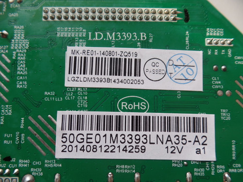 RCA 50GE01M3393LNA35-A2 Main Board for LED50B45RQ 