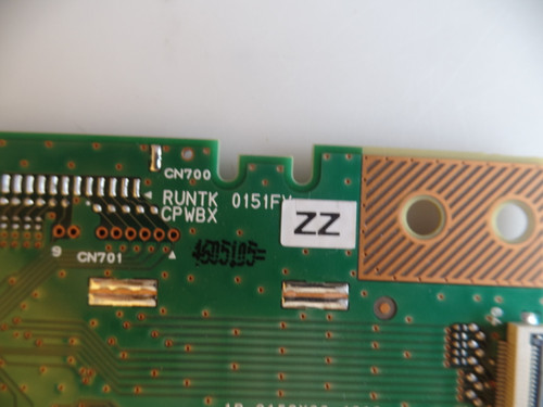 RUNTK0151FVZZ Vizio T-Con Board