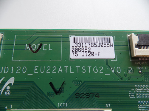 BN96-35079A T-Con Board for Samsung UN75JU650DFXZA UD02
