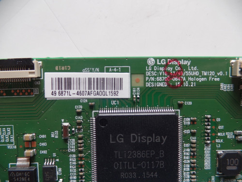 6871L-4607A, 6870C-0647A LG T-Con Board