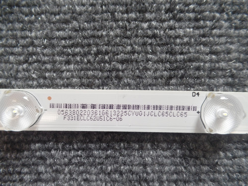 20151222-Y16 E43 UHD Vizio Replacement LED Backlight Strips - 5 Strips