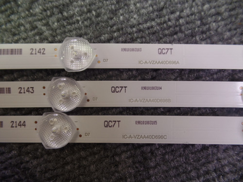 IC-A-VZAA40D696 Vizio Replacement LED Backlight Strips (3) D40-D0