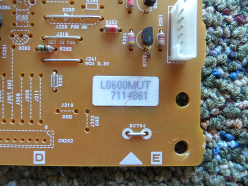 L0600MUT, BL0600F01013-1 Sylvania MUT Board