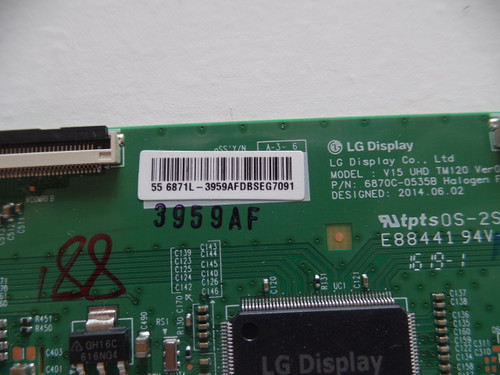 6871L-3859A Vizio T-Con Board