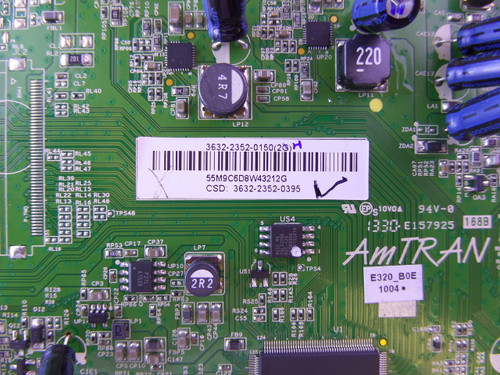 3632-2352-0150, 0171-2271-5152 Vizio Main Board for E320-B0E