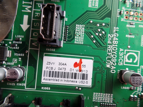 1LG4B10Y092A0 Z5VY Sanyo Main Board for DP42862