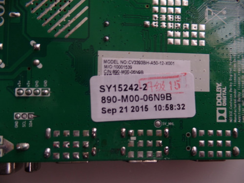 SY15242 Element Main Board / Power Supply for ELEFT506 