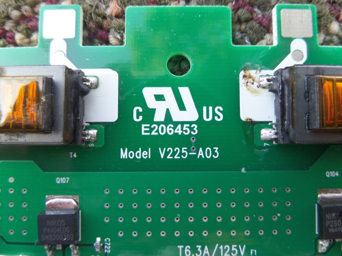 19.31T10.002, 4H.V2258.211/B, V225-AXX AUO Backlight Inverter
