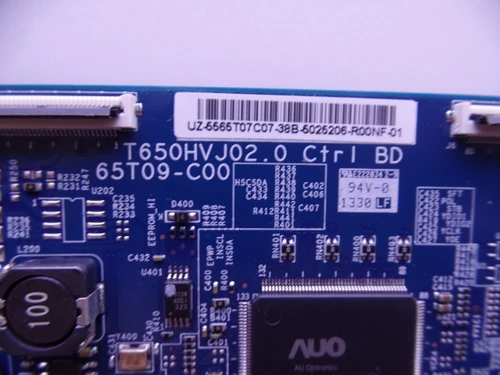 55.65T07.C07, T650HVJ02.0, 65T09-C00 Vizio T-Con Board E650i-A2