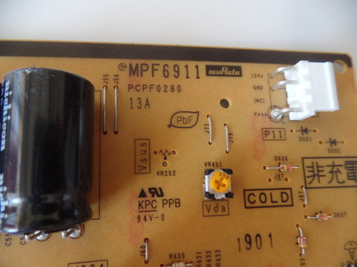 N0AE5JK00010, MPF6911, PCPF0280 Panasonic P Board