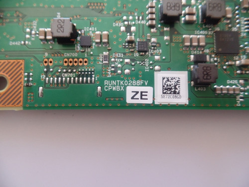 RUNTK0228FVZE, 1P-0164X01-4010 Vizio T-Con Board