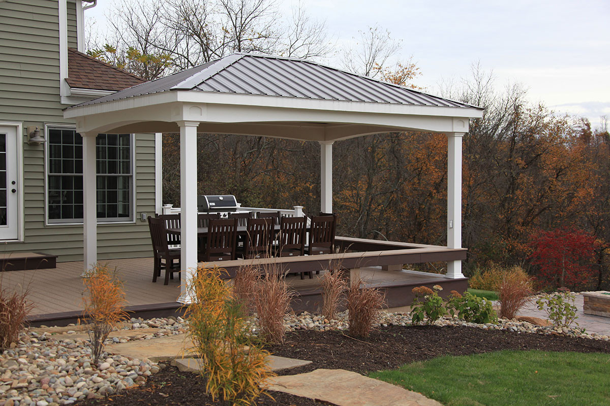 Highland Vinyl Pavilion Low Maintenance Customizable