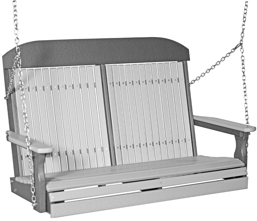 LuxCraft Poly Vinyl Swings & Stands Wayside Lawn Structures