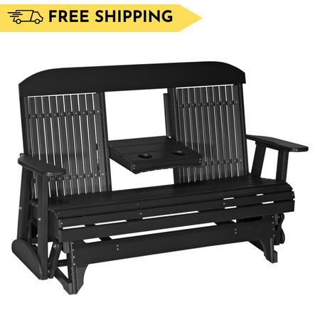 FREE SHIPPING on all 5' Classic Poly Gliders! Add 5' Cushions, Neck Pillows, Toss Pillows, Cup Holders, End Tables, Foot Rests, etc...