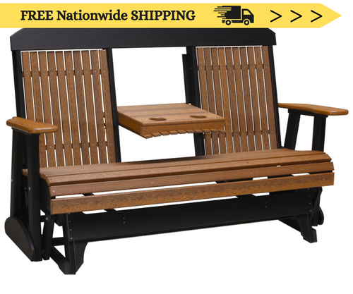 FREE SHIPPING on all 5' Classic Poly Gliders! Add 5' Cushions, Neck Pillows, Toss Pillows, Cup Holders, End Tables, Foot Rests, etc...