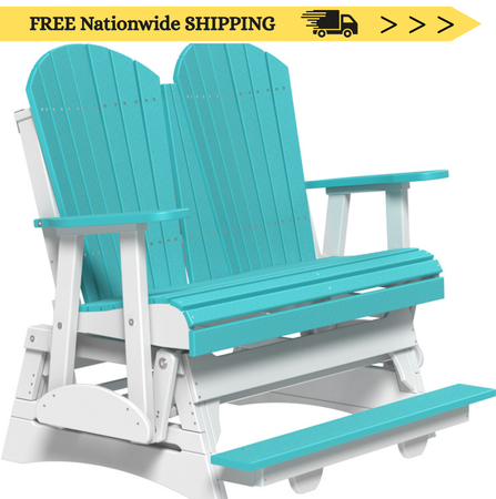 FREE SHIPPING on all 4' Adirondack Balcony Gliders