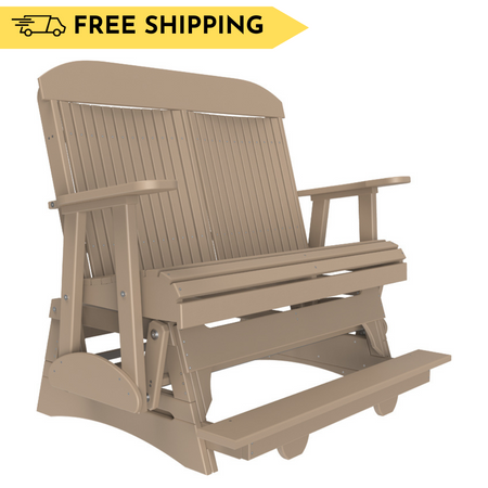 FREE SHIPPING on all 4' Classic Balcony Gliders! Add 4' Cushions, Neck Pillows, Toss Pillows, Cup Holders, End Tables, etc... to your order.