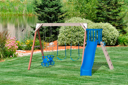 #2 Swing Set - PlayMor Swings | Wayside Lawn Structures