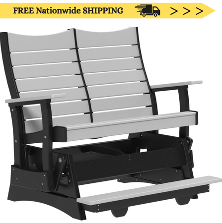 4' Contour Balcony Glider | Free Shipping | Lifetime Warranty | Low Maintenance