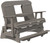 5' Classic Poly Balcony Glider | FREE SHIPPING | Coastal Gray