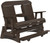 5' Classic Poly Balcony Glider | FREE SHIPPING | Brazilian Walnut
