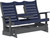 5' Contour Glider | Free Shipping | Lifetime Warranty | Low Maintenance | Lumbar Support | Patriot Blue/Slate