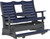 5' Contour Balcony Glider | Free Shipping | Lifetime Warranty | Low Maintenance | Lumbar Support | Patriot Blue/Slate