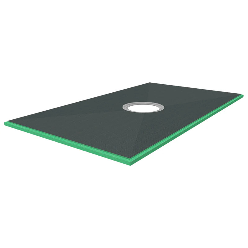 HYDRO BLOK **LOW PROFILE** 48X60 PRE-SLOPED CENTER DRAIN SHOWER PAN