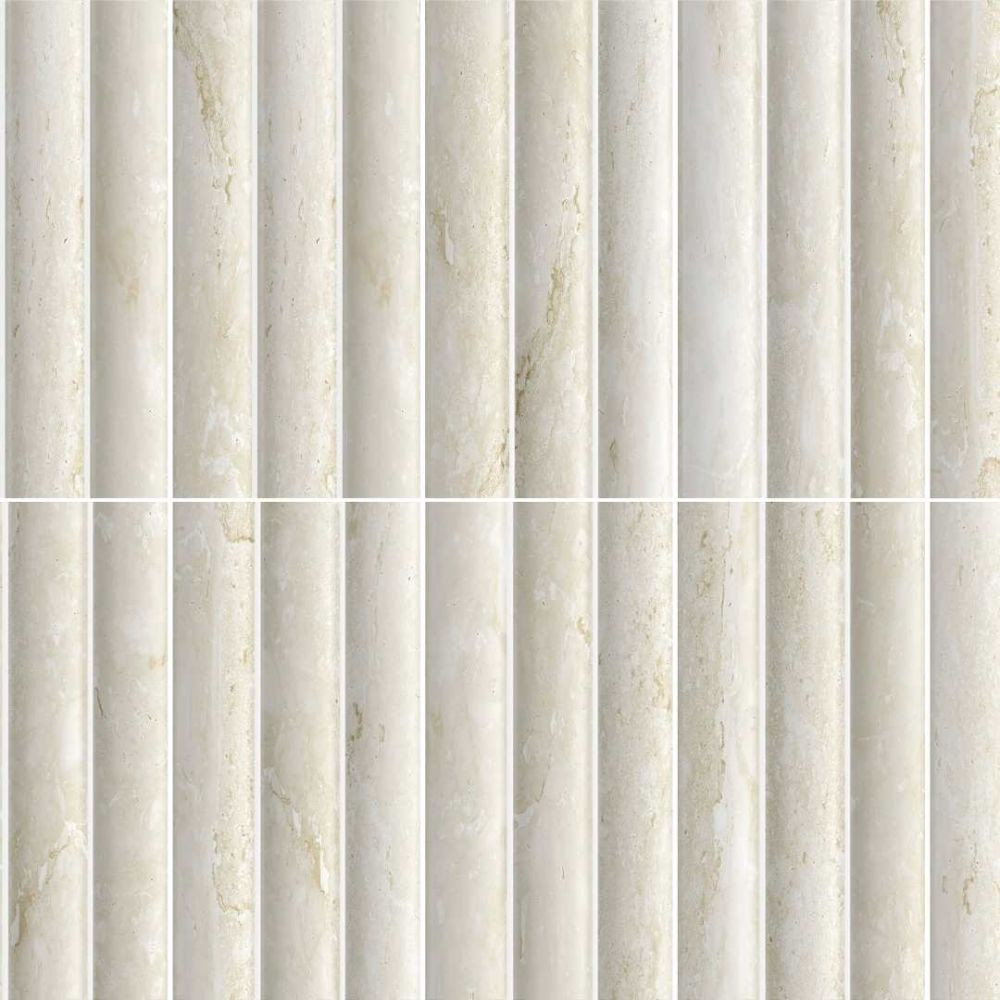 Estudio Argos Travertino
Size: 4.5" x 9"

Price: $8.99 / SF

Coverage: 6.29 SF per box

Quantity: 22 Pieces per box

Price per Box: $56.55

Description:
A classic subway-style tile with a Mediterranean soul. The Argos Travertino mimics the warm, porous look of natural stone in a versatile 4.5x9 format. With 20 different faces randomly mixed, it provides an authentic, varied appearance that avoids repetition.

Key Features:

Finish: Matte

Material: Ceramic

Application: Interior Walls / Backsplashes

Style: Rustic Stone / Modern Subway